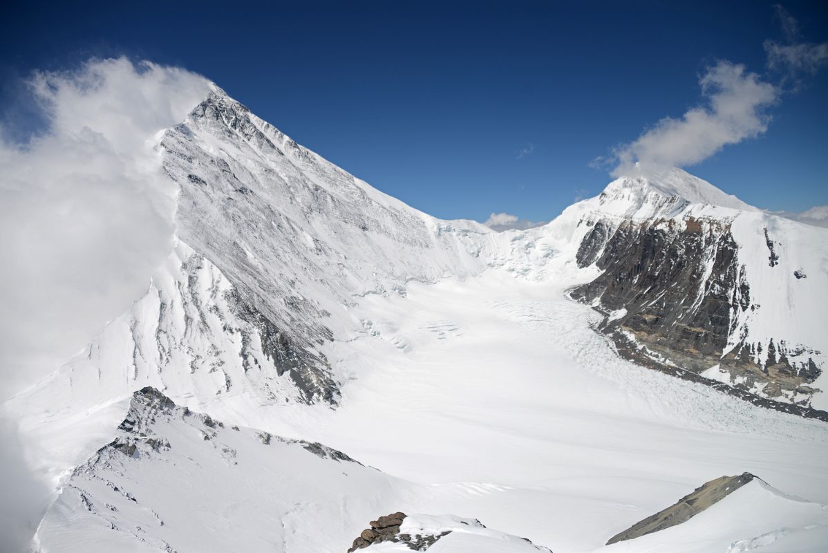 66 Lhakpa Ri Summit Panorama Mount Everest Northeast Ridge And Summit, North Col, Changtse And East Rongbuk Glacier 